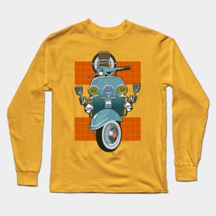 Scooter vespa Long Sleeve T-Shirt